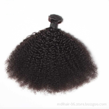 Wholesale Cheap Vendor Remy Afro Human Weave Bundles Virgin Raw Mongolian Kinky Curly Hair